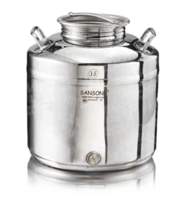 fusto olio Sansone in acciaio Inox